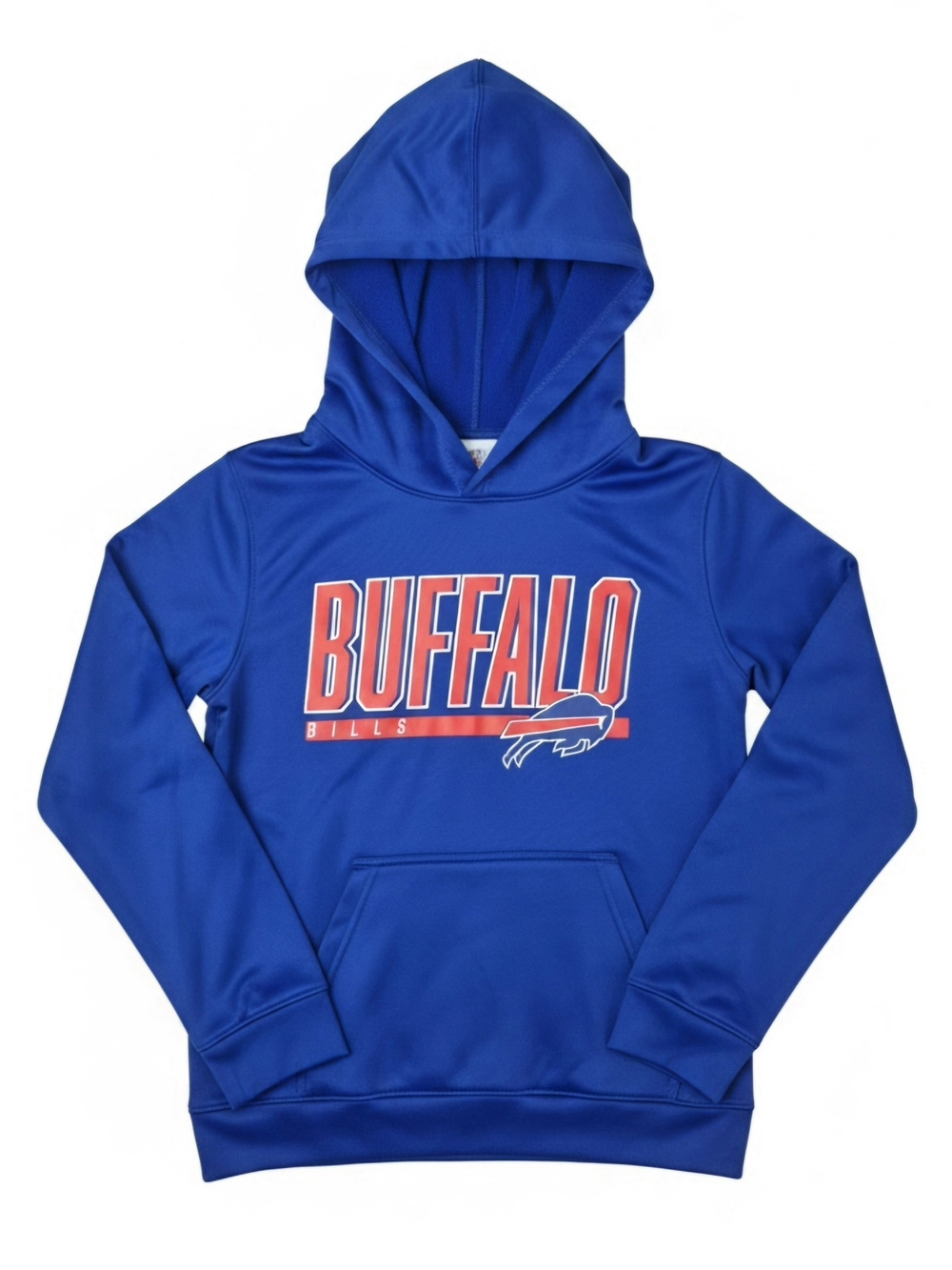 NFL Team Apparel Buffalo Bills Blue Fleece Hoodie Youth Large 10/12